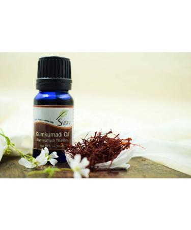 SVATV Kumkumadi Essential Oil - Therapeutic Aromatherapy Oil for Diffusers Yoga & Massage | 10 ml Fragrance Oil for Body Care & Home Improvement - Buy Online on GoSupps.com