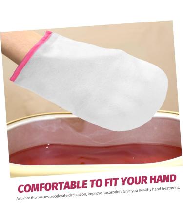 FRCOLOR Moufles Hydratants en Tissu ponge Isolants pour Bain la Paraffine Taille Unique Soins des Mains la Cire Chauffants Manucure Salon et Usage Domestique 27.5X24.5cm Rouge - Buy Online on GoSupps.com