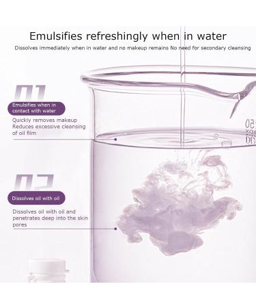 Mimoqk Makeup Cleansing Oil Hydrating Face Cleanser Lightweight Foundation Remover Gentle Nourishing Formula Non-Greasy 150 ml Travel-Friendly Women - Buy Online on GoSupps.com