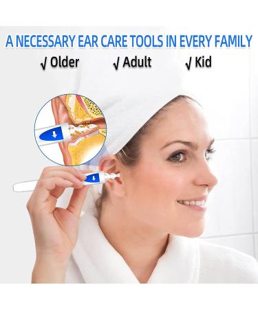 Q Grips Earwax Remover Spiral Silicone Tool with 16 Tips - Klein Blue - Buy Online on GoSupps.com