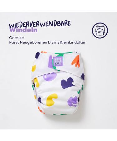 Bambino Mio Little Rebel Box: 10 Reusable Cloth Diapers Set with Wetbag & Additive - Eco-Friendly Baby Care - Buy Online on GoSupps.com