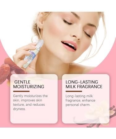 VEFSU Rolling Eau De Toilette Roller Oil Fresh Milk Charming Stay Portable Perfume 10ml Fresh Set (White One Size) 1 Fl Oz (Pack of 1) White - Buy Online on GoSupps.com