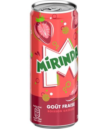 MIRINDA Soda Saveur Fraise - Lot de 24x33cl Fraise 33cl (Lot de 24) - Buy Online on GoSupps.com