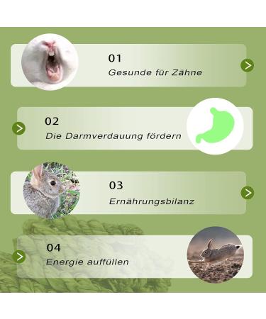 Roundler 20-Piece Rabbit Cake Stuff - Natural Timothy Hay Stick & Tooth Grinding Grass Ring Toys for Rabbits Chinchillas Hamsters & Guinea Pigs - Healthy Snacks & Chew Toys - Buy Online on GoSupps.com