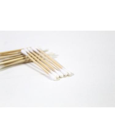 900 Count Bamboo Cotton Swabs | Organic Double-Headed Ear Sticks & Makeup Remover - Eco-Friendly Q-tips for Travel - Buy Online on GoSupps.com
