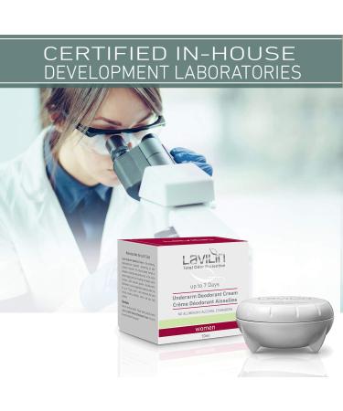 LAVILIN Underarm Deodorant Cream For Women - Up to 7-Days Protection The Ultimate and Different Way to Prevent Unpleasant Odors Alcohol Paraben & Aluminum Free - Cruelty-Free - Kind to your Skin - Buy Online on GoSupps.com