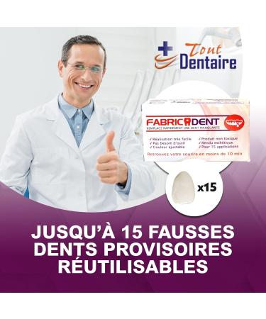 Tout Dentaire REMPLACER une dent manquante P te avec FABRICADENT Vu la t l sur M6 - Buy Online on GoSupps.com