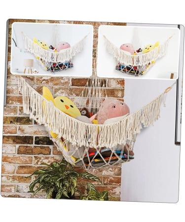 Magiclulu Yoga Ball Stand & Toy Hammock - Plush Cotton Storage for Kids' Toys & Cuddly Stuffed Animals - Buy Online on GoSupps.com