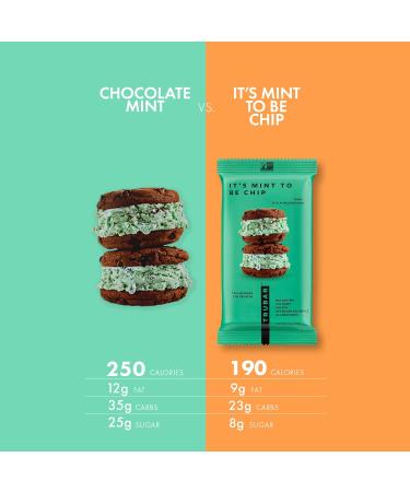TRUBAR Vegan Protein Bar - It’s Mint to Be Chip | Gluten Free 12G Protein Dairy-Free & Plant-Based Snack | 12 CT - Healthy On-The-Go Treats - Buy Online on GoSupps.com