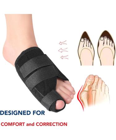 Adjustable Toe Rails & Bandages for Hallux Valgus - Pain Relief for Toes (2 Pack) - Buy Online on GoSupps.com
