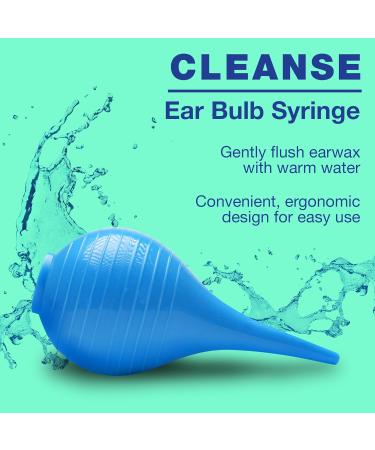 E-R-O Earwax Removal Kit - Carbamide Peroxide Drops, Bulb Syringe & Tool for Complete Ear Care - Buy Online on GoSupps.com