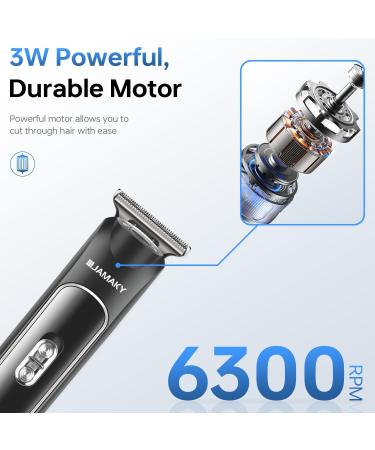 Ultimate Cordless Beard Trimmer for Men | 6300RPM T-Edgers 120 Min Run 3 Combs & Spotlight - International Shipping - Buy Online on GoSupps.com