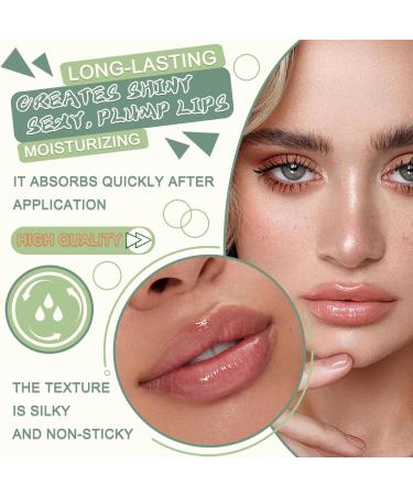 LJYBoBin Hydrating Lip Plumping Gloss Moisturizing Long Lasting Non-sticky Lip Plumper & Clear Lip Oil for Shine Sexy Fuller Lip Plumping Transparent Toot Lip Oil 1p - Buy Online on GoSupps.com