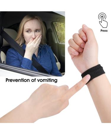 2 Pairs Motion Sickness Wristbands - Acupressure Relief for Nausea, Dizziness, Morning Sickness - Travel Wrist Band - Buy Online on GoSupps.com
