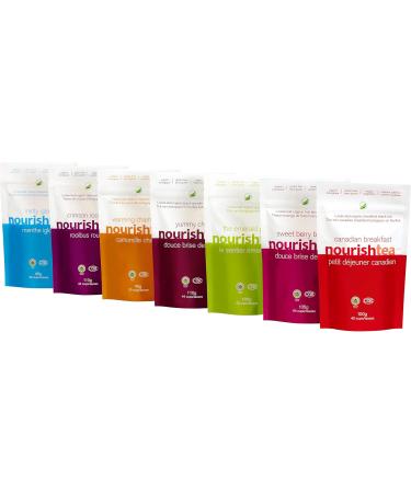 nourishtea - cresting cranes of legend organic premium loose leaf tea anti-oxidants peachy floral delicate 50g (pack of 1) - Buy Online on GoSupps.com