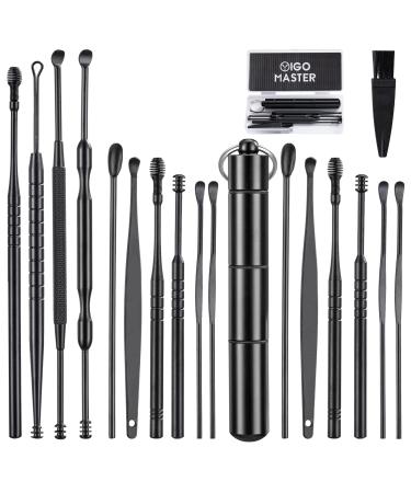17 Pcs Ear Wax Removal Ear Cleaner Ear Wax Removal Tool Ear Cleaning Kit Earwax Removal Kit Stainless Steel Ear Pick Set with Cleaning Brush and Storage Box 17 Pcs Ear Wax Removal Tool - Buy Online on GoSupps.com