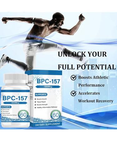 Peabloom BPC 157 Body Protection Compound 1000 mcg for Muscle & Workout Recovery 60 Capsules Pack Of 2 - Buy Online on GoSupps.com