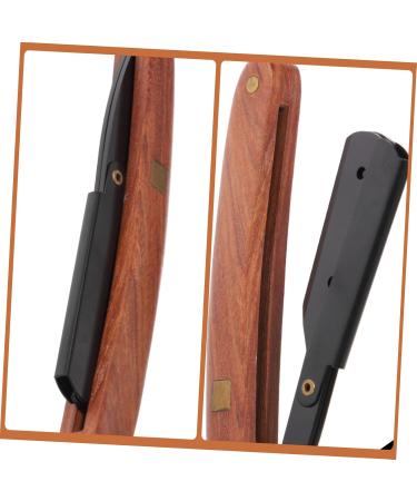 Minkissy Men's Wet Razor with Wooden Handle - Safe Metal Cutlery Holder for Precision Shaving | International Shipping Available - Buy Online on GoSupps.com