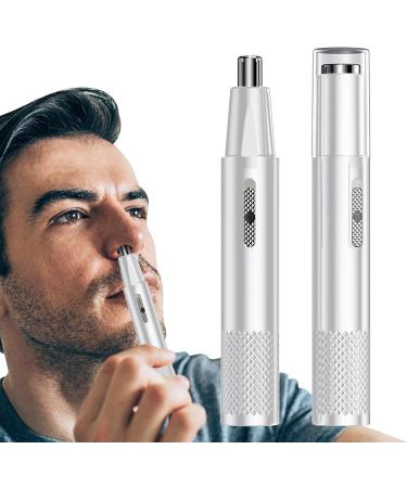Shakven Ear Hair Trimmer For Men | Eyebrow Trimmer For Men | 2 In 1 Rechargeable Hair Trimmer For Face Foot Hand Beard And Ear Hair Easy Cleansing White Nose Hair Device + Razor - Buy Online on GoSupps.com