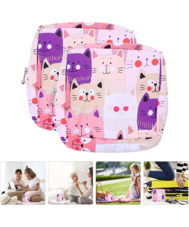 Shop Lurrose 2-Pack Leather Menstrual Hygiene Bags | Eco-Friendly Travel Makeup & Towel-Keeping Bags - Buy Online on GoSupps.com