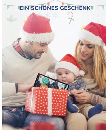 Dcsioike Baby Toys for 0-9 Months | Montessori Fabric Books & Mirror - Perfect Newborn Gifts - Buy Online on GoSupps.com