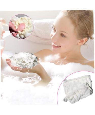 Bath Sponge & Loofah Set: 2Pcs Fast Foaming Bath Balls - Exfoliating Scrubber for Body & Face - Perfect for Home & Travel - Buy Online on GoSupps.com
