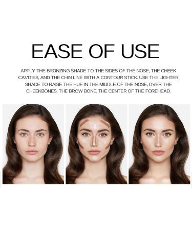 Double-headed highlighter and contour stick natural three-dimensional shadow nose shadow concealer makeup(05) - Buy Online on GoSupps.com