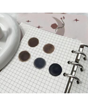 Stamp Eyebrow Powder 10 Reusable Stencils Waterproof Eyebrows (01) - Buy Online on GoSupps.com