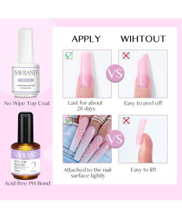 SAVILAND Acrylic Nail Kit with Drill - Complete Professional Set for Beginners | 45g Acrylic Powder 50ml Liquid Nail Brush & Tools - Buy Online on GoSupps.com