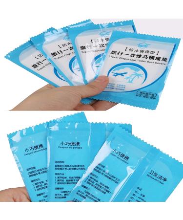 XXYXXY 50 Pieces of Disposable Travel Toilet seat Waterproof Portable WC seat Cushion Toilet seat Travel Business Convenient Toilet Daily Independent Packaging - Buy Online on GoSupps.com