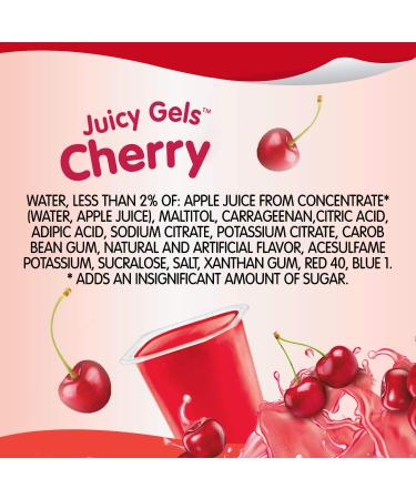 Snack Pack Sugar-Free Cherry Juicy Gels (4 Count) - Delicious and Healthy Snack Option - Buy Online on GoSupps.com