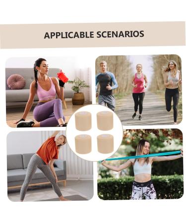 FRCOLOR 4pcs Magnetic Athletic Tape - Foam Sponge Sports Tape for Knee & Elbows Portable Exercise Accessory - Buy Online on GoSupps.com