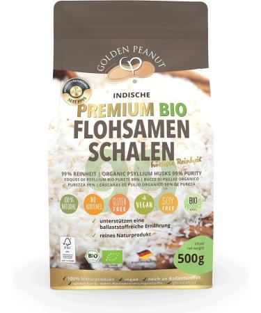 Organic Psyllium Husks 99% Purity 500g Bag - Buy Online on GoSupps.com