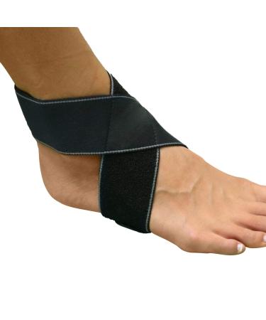 MARS WELLNESS Achilles Tendonitis Support Ankle Brace - Plantar Fasciitis Relief - Gel Buttress Pad - All Day Achilles Tendonitis Relief - Small/Medium