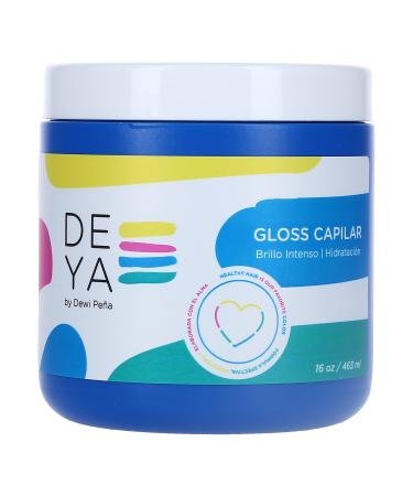 DEYA Gloss Capilar with Organic Coconut and Jojoba Oils and Silk Deep Restorative Mask 16 OZ - Buy Online on GoSupps.com