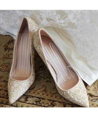 LALAFINA Women's Sandals with Heel Cushion Inserts - 4 Transparent Pieces for Ultimate Comfort - Buy Online on GoSupps.com
