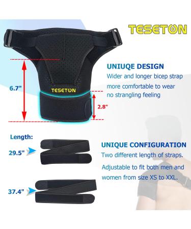 Shoulder Brace for Men & Women | Compression Sleeve for Pain Relief & Rotator Cuff Support - Buy Online on GoSupps.com