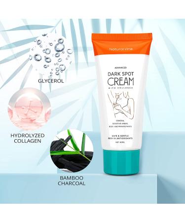 Dark Spot Corrector Cream for Body - Hyperpigmentation Treatment, Brightening & Age Spot Remover - Moisturizes Armpit, Neck, Knees - 2 FL OZ/60ML Orange - Buy Online on GoSupps.com