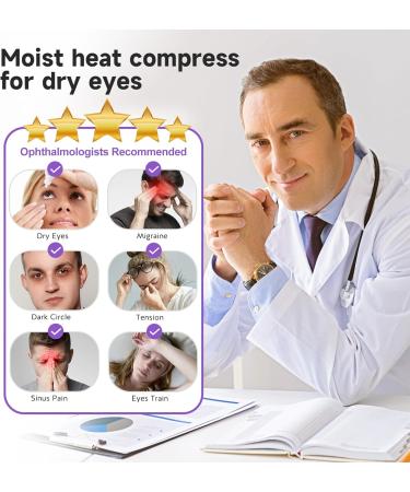 Shop Lavender Eye Mask - Aromatherapy Weighted Sleep Mask for Dry Eyes & Pain Relief | Hot & Cold Therapy Eye Cover - Pink - Buy Online on GoSupps.com