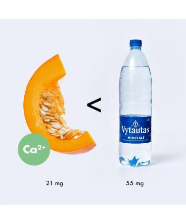 Vytauta's Natural Mineral Water 1L (6-Pack) | Premium Carbonated Hydration Rich in Calcium & Magnesium - Buy Online on GoSupps.com