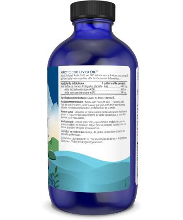 Nordic Naturals Arctic CLO - Cod Liver Oil Promotes Heart and Brain Health Strawberry 237 mL Strawberry 237 ml (Pack of 1) - Buy Online on GoSupps.com