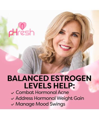 pHresh DIM Supplement - Women & Men Estrogen Balance 300mg - Gluten-Free Diindolylmethane with Bioperine - Non-GMO Hormonal Acne Support - Made in the USA - Buy Online on GoSupps.com