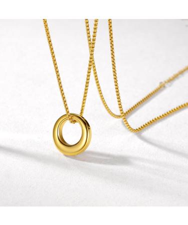 U7 Ladies Cremation Urn Necklace - Celtic Knot Dog Paws Wing & Crucifix Designs | Stainless Steel Cylinder Ash Pendant Jewelry for Men - 01 Gold - Buy Online on GoSupps.com