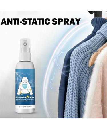 Static Guard Spray Anti-Static Cleaning Spray - Portable 100ml Static Remover for Clothing Textiles Furniture Reduce Static Cling Eliminate Static Shock Bairong - Buy Online on GoSupps.com