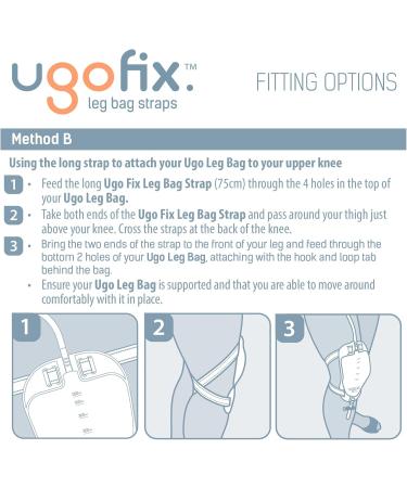 Ugo Fix Leg Bag Straps (Pack of 10) | Comfortable Urine Drainage & Catheter Leg Bag Straps with Soft Elastic Fabric & Silicone Grips - International Shipping Available - Buy Online on GoSupps.com