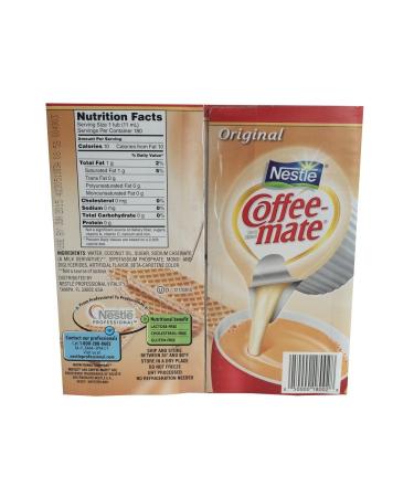 Coffee-mate 753032 Liquid Coffee Creamer Original Mini-Cups - 180/Box - Buy Online on GoSupps.com