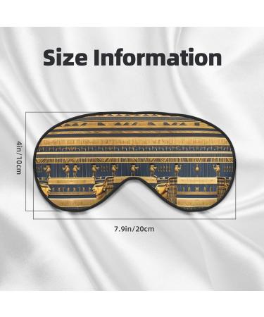 Egyptian Pharaonic Frescoes Eye Mask - Soft Elastic & Adjustable Comfort for Men & Women | Nighttime Sleep Essentials - Buy Online on GoSupps.com