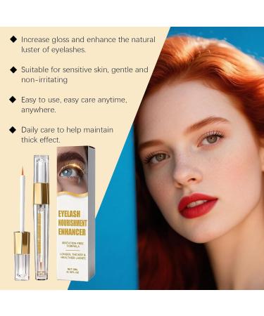 Eyelash enhancer gentle formula 3 ml eyelash thickening solution eyebrow growth easy application daily makeup for men and women - Buy Online on GoSupps.com