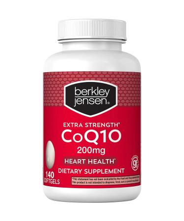 Berkley Jensen Dietary Supplement Coq10 200 mg 140 Count Coq10 140 Count (Pack of 1)