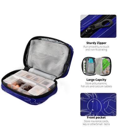 7-Day Axolotl Pill Organizer Case - Funny Travel Pill Box with Zipper | Portable Weekly Vitamin & Supplement Holder - Buy Online on GoSupps.com